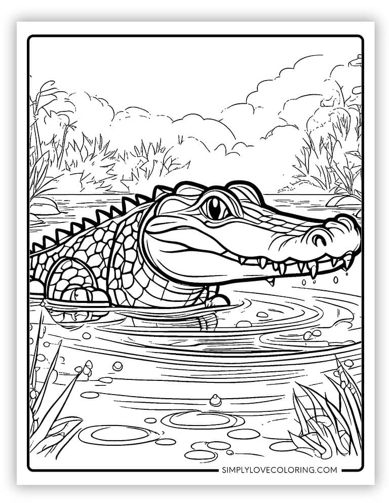 54 Reptile Coloring Pages (Free PDF Printables) - Simply Love Coloring