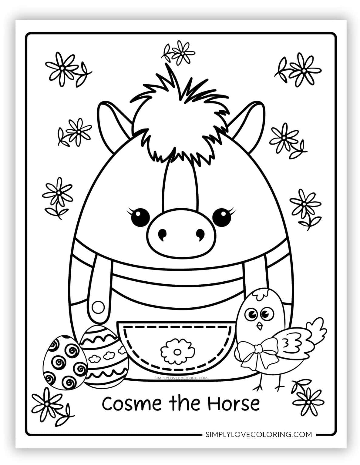 27 Easter Squishmallow Coloring Pages (Free PDF Printables) - Simply ...