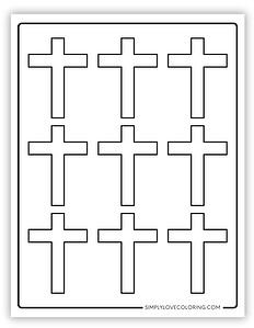 32 Easter Cross Template Printables (Free PDF Downloads) - Simply Love ...
