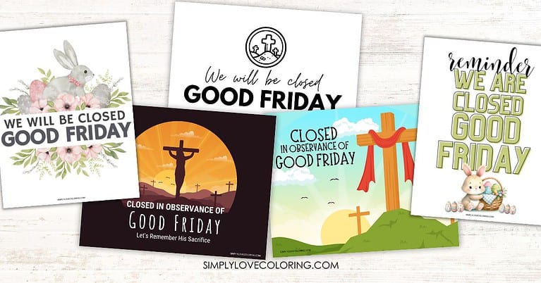 Good Friday Closed Sign Printable (Free PDF Downloads) Simply Love Good Friday Closed Sign Printable (Free PDF Downloads) Simply Love