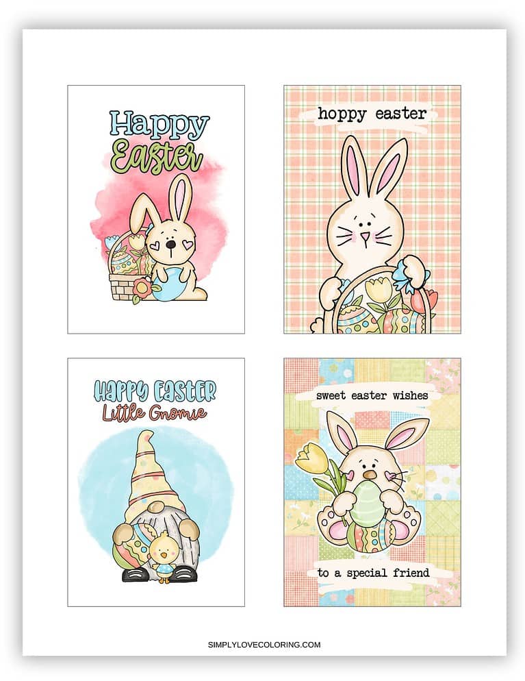 154 Printable Easter Basket Tags (Free PDF Printables) Simply Love