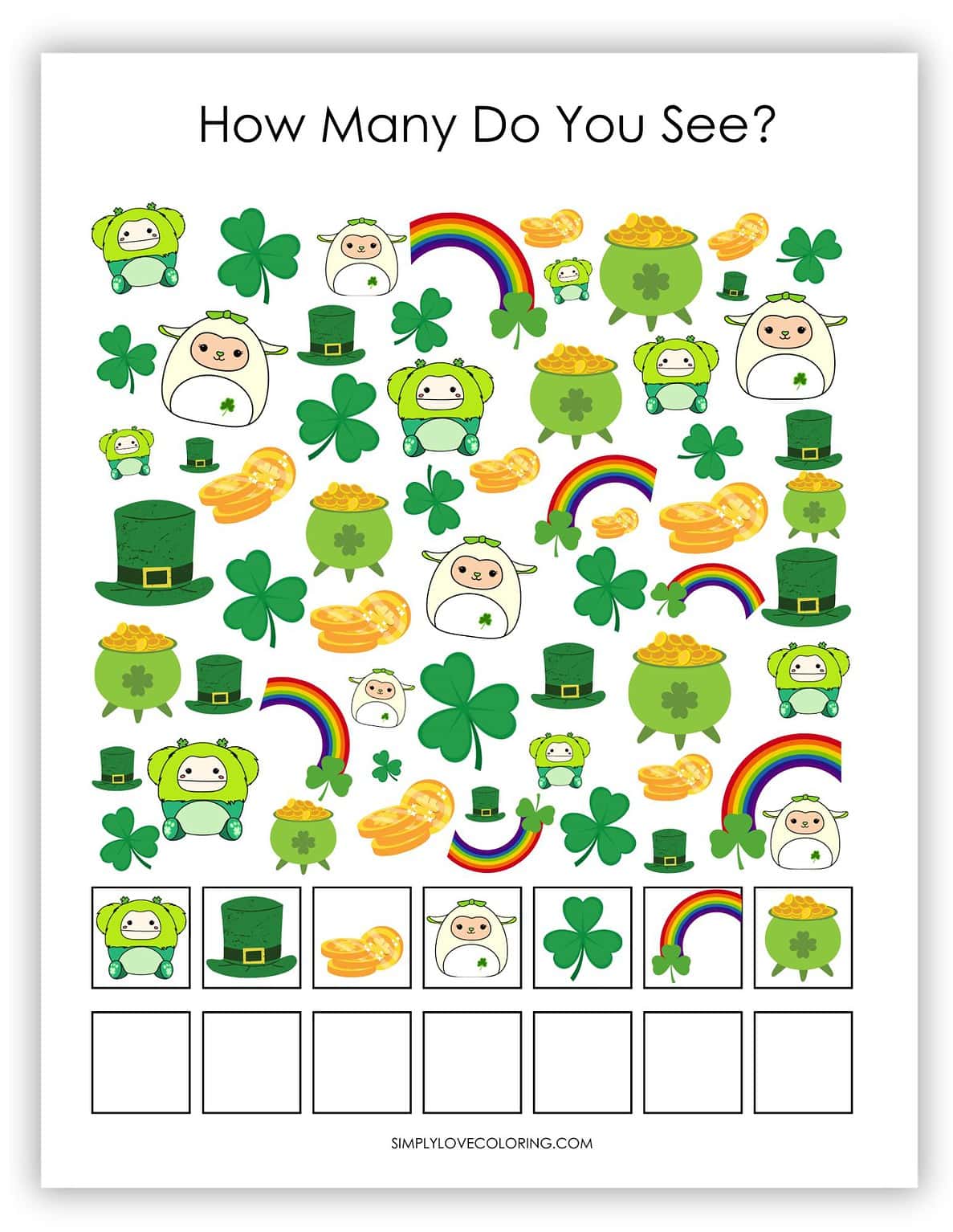 19 Squishmallow Emela the Lamb St. Patrick's Day Activities (Free PDF Printables) - Simply Love ...