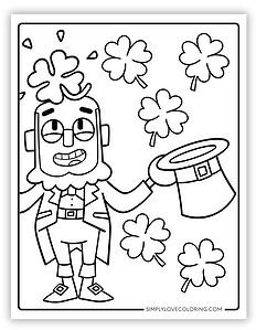 19 Leprechaun Coloring Pages (Free PDF Printables) - Simply Love Coloring