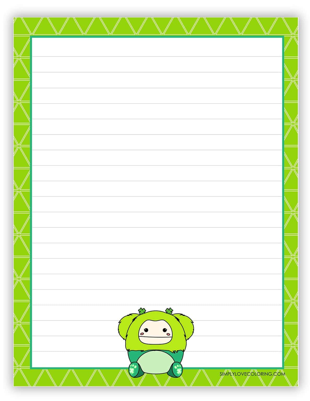 18 Squishmallow Bren the Bigfoot St. Patrick's Day Activities (Free PDF ...