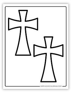 32 Easter Cross Template Printables (Free PDF Downloads) - Simply Love ...