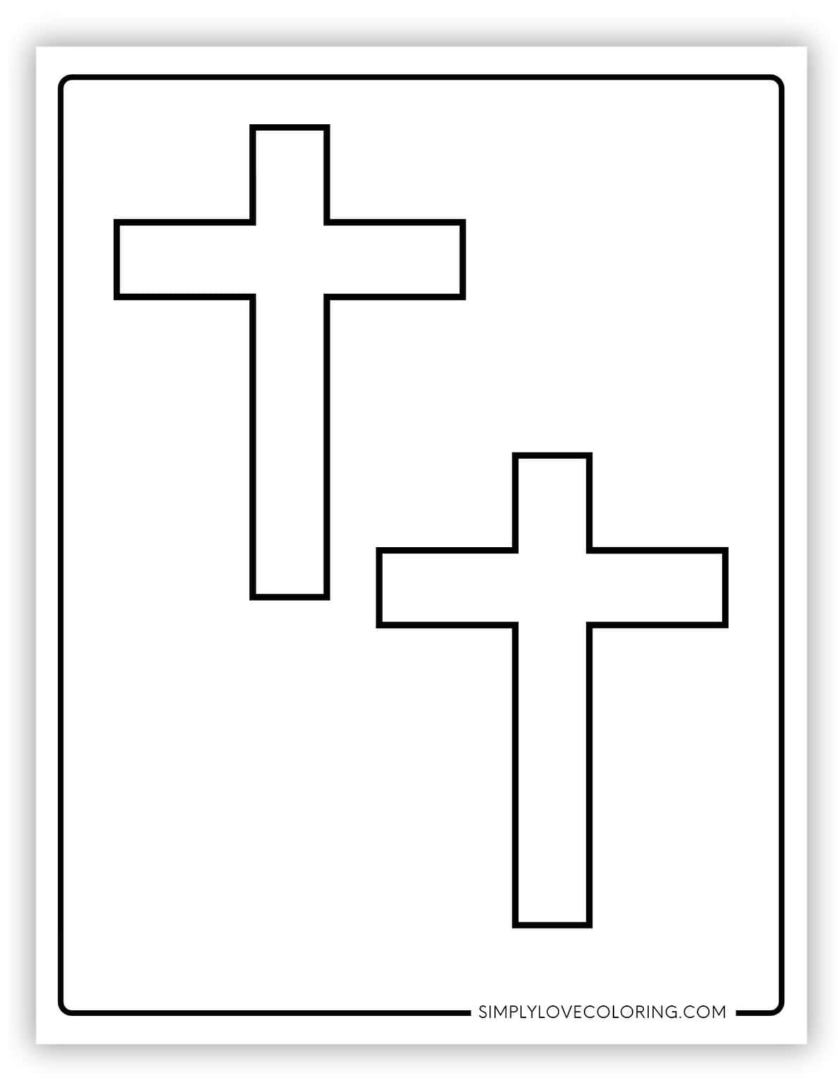 32 Easter Cross Template Printables (Free PDF Downloads) - Simply Love ...