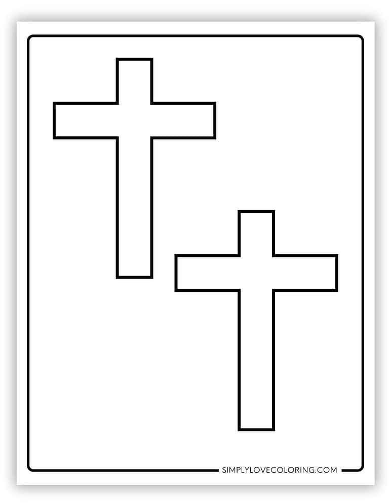 32 Easter Cross Template Printables (Free PDF Downloads) - Simply Love ...