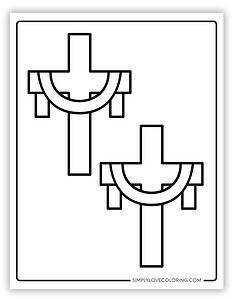 32 Easter Cross Template Printables (Free PDF Downloads) - Simply Love ...