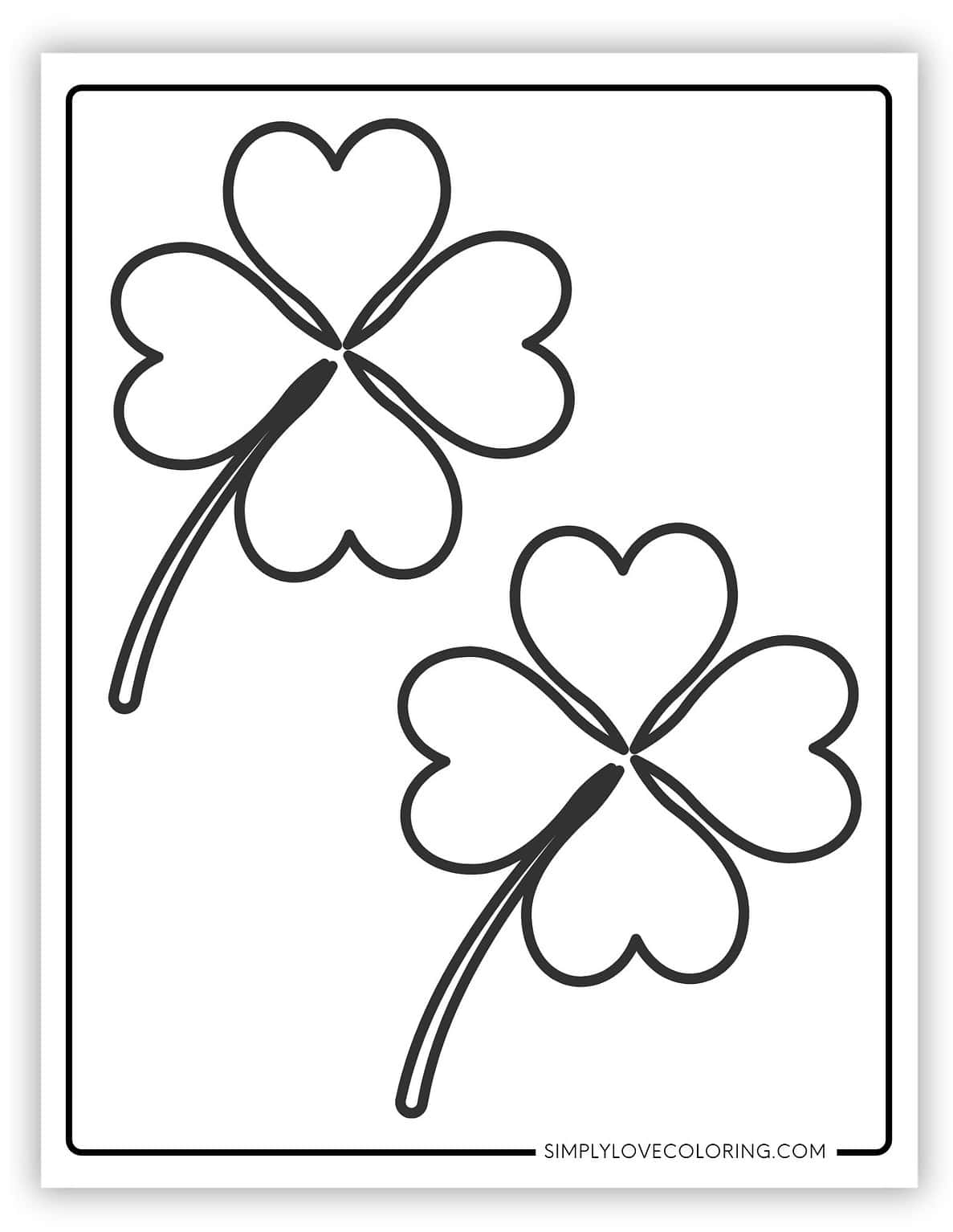 96 Shamrock Template Printables (Free PDF Downloads) - Simply Love Coloring