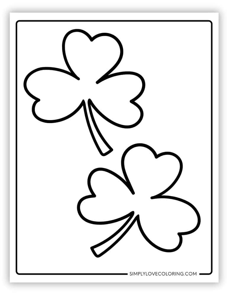 96 Shamrock Template Printables (Free PDF Downloads) - Simply Love Coloring