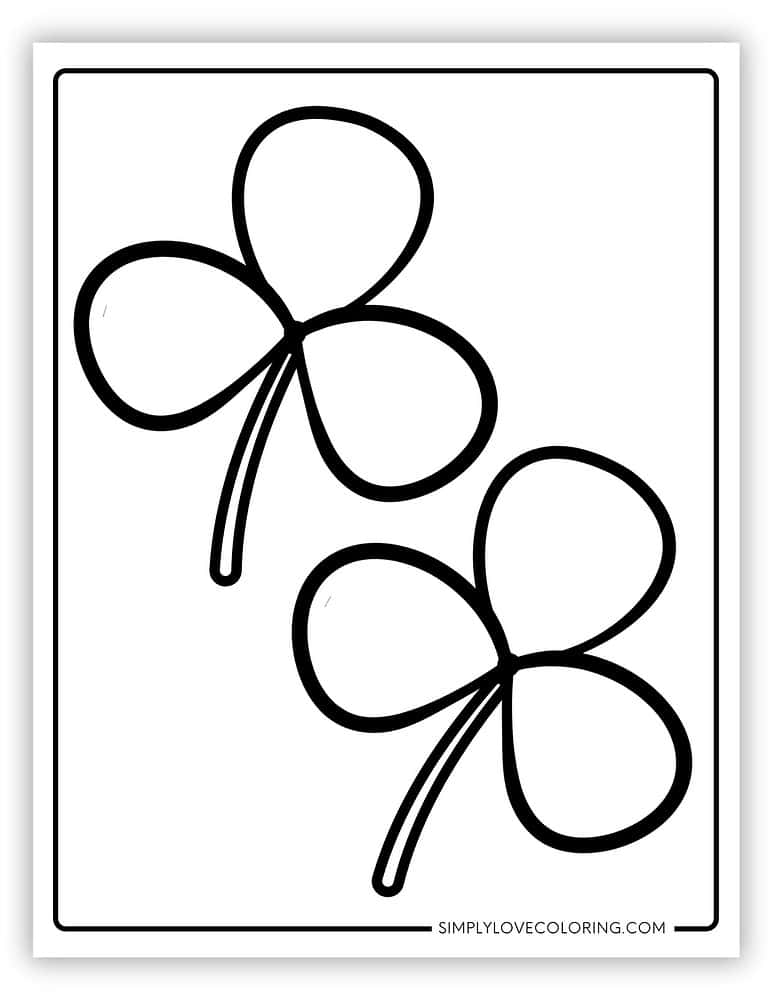 96 Shamrock Template Printables (Free PDF Downloads) - Simply Love Coloring