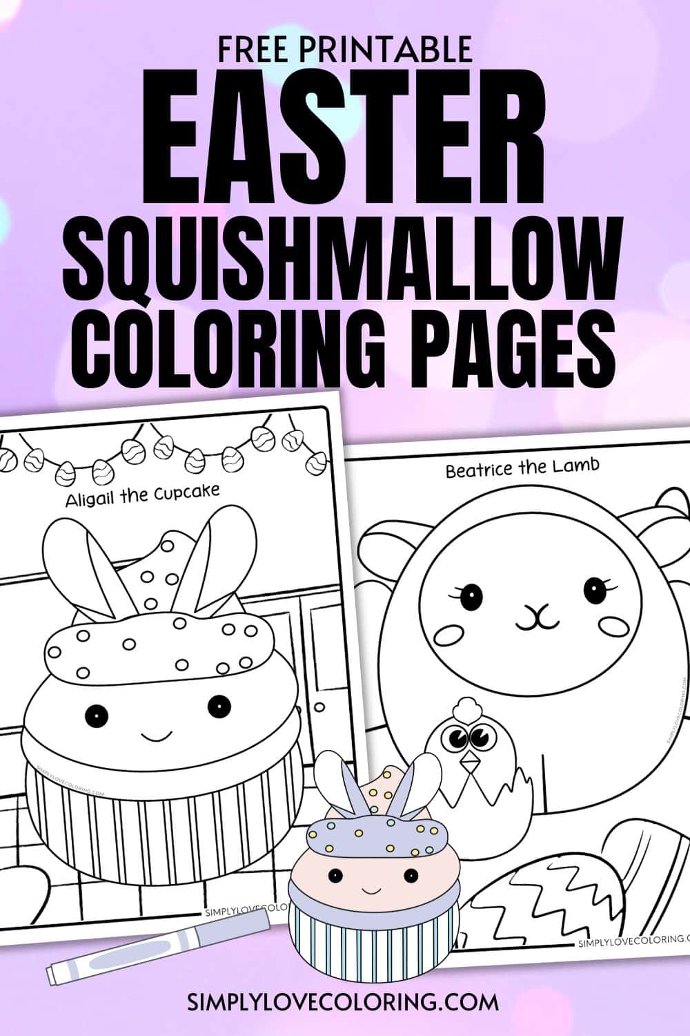 27 Easter Squishmallow Coloring Pages (Free PDF Printables) - Simply ...
