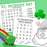 st patricks day word search pinterest image