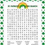 st patricks day word search pinterest image