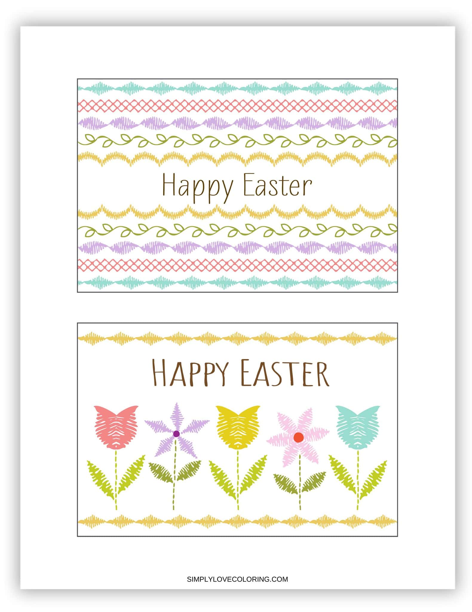 154 Printable Easter Basket Tags (Free PDF Printables) - Simply Love ...