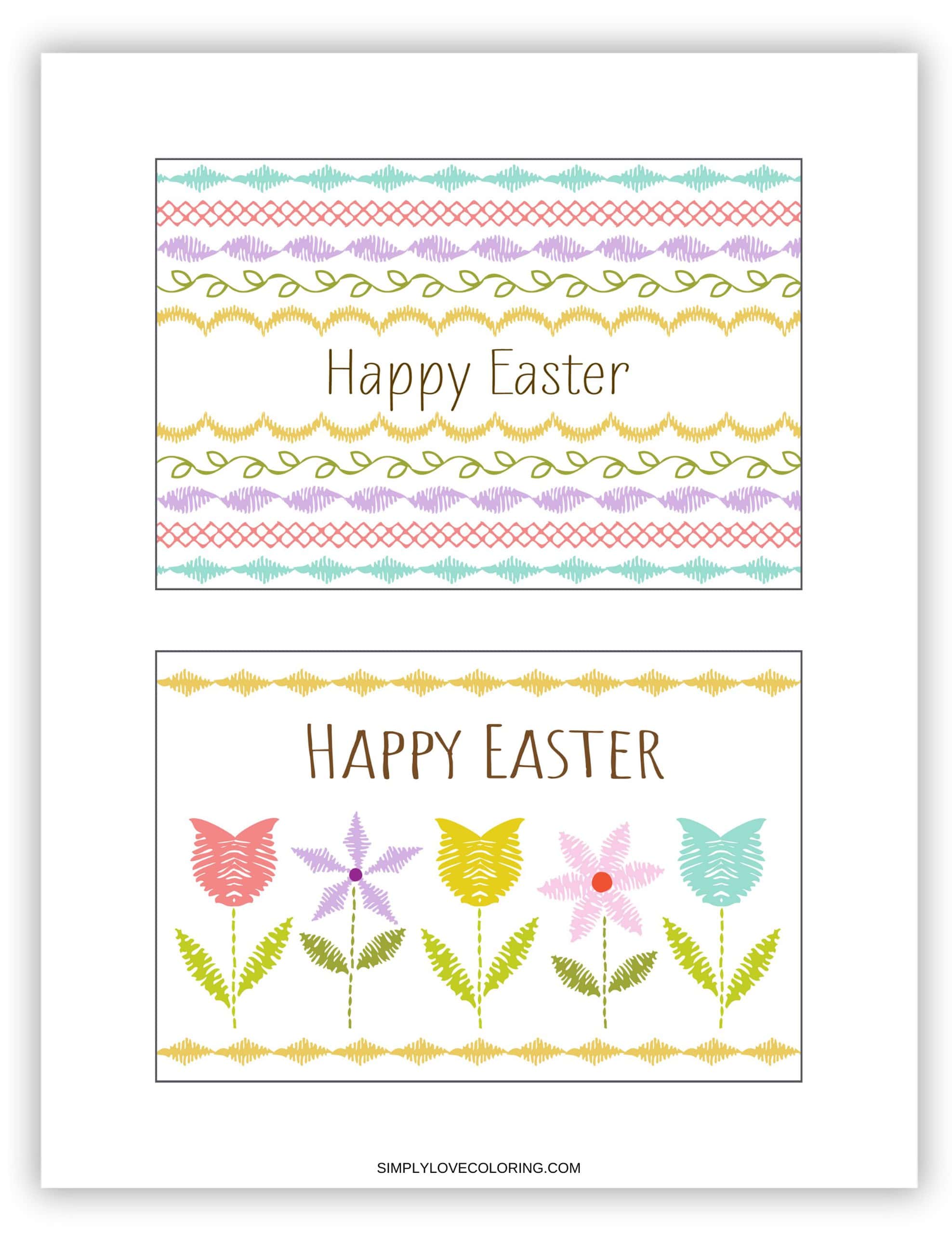 154 Printable Easter Basket Tags (Free PDF Printables) Simply Love