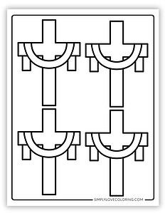 32 Easter Cross Template Printables (Free PDF Downloads) - Simply Love ...