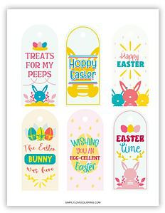 154 Printable Easter Basket Tags (Free PDF Printables) - Simply Love ...