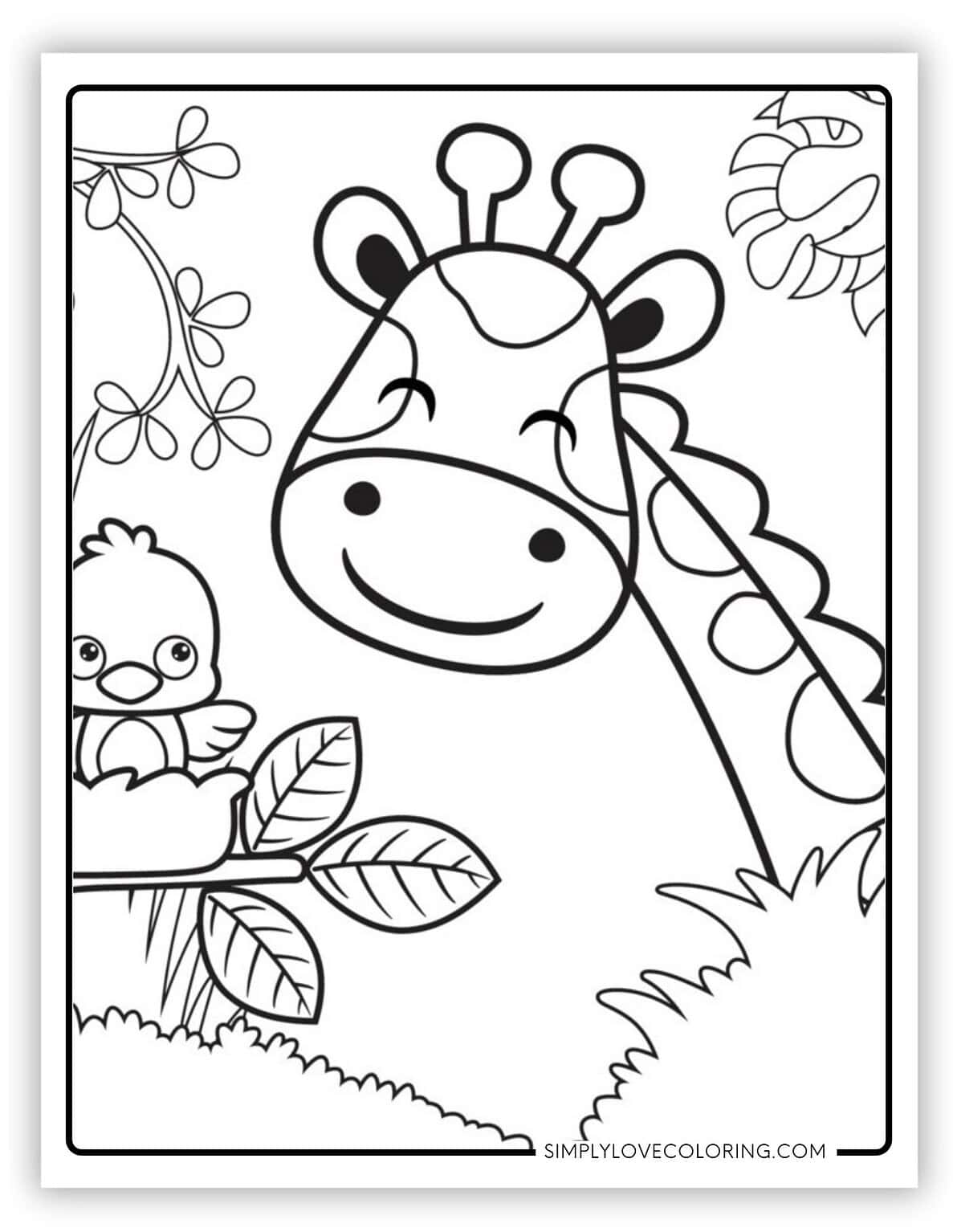 42 Cute Coloring Pages (Free PDF Printables) - Simply Love Coloring
