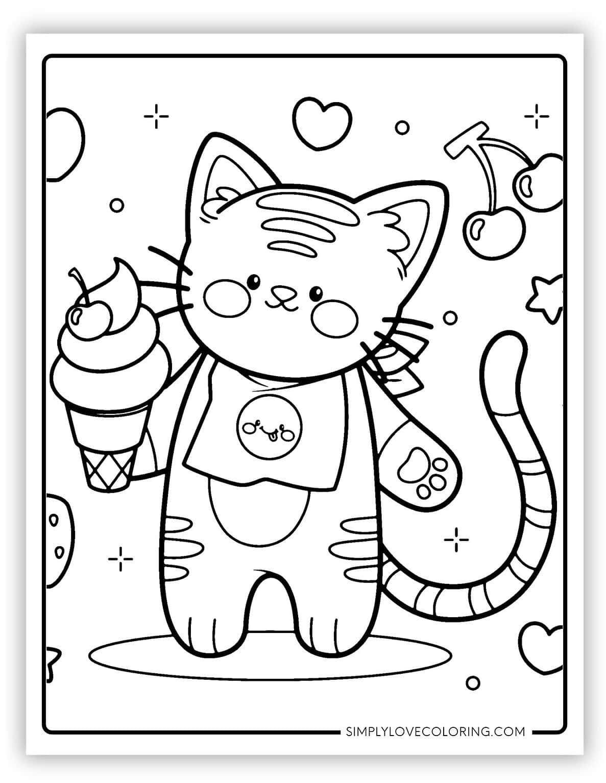42 Cute Coloring Pages (Free PDF Printables) - Simply Love Coloring