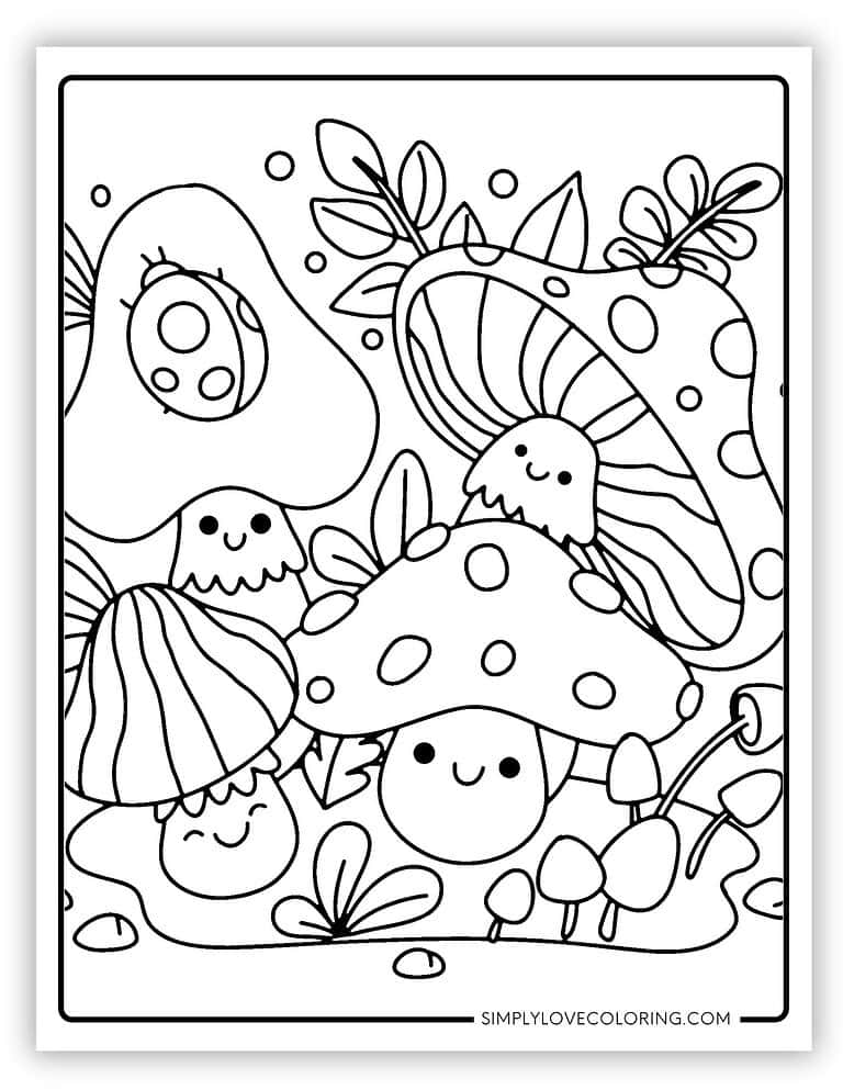 42 Cute Coloring Pages (Free PDF Printables) - Simply Love Coloring