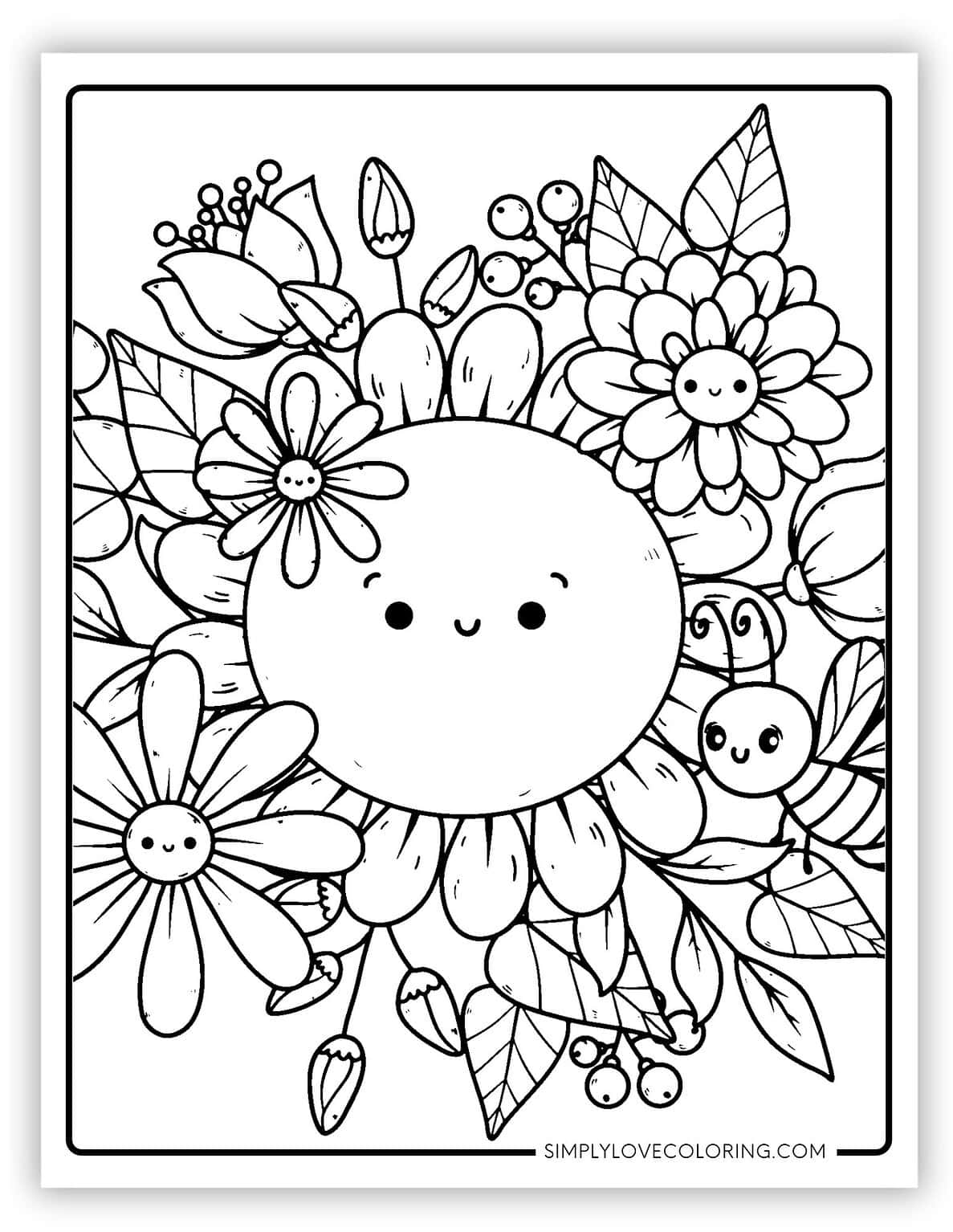 Cute Pictures Of Coloring Pages
