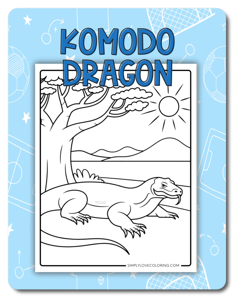 Komodo dragon for boys category image