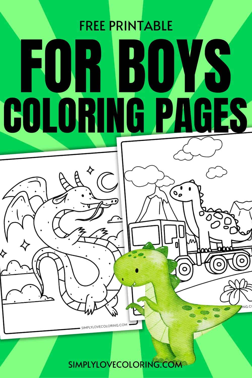 Boy Coloring Pages