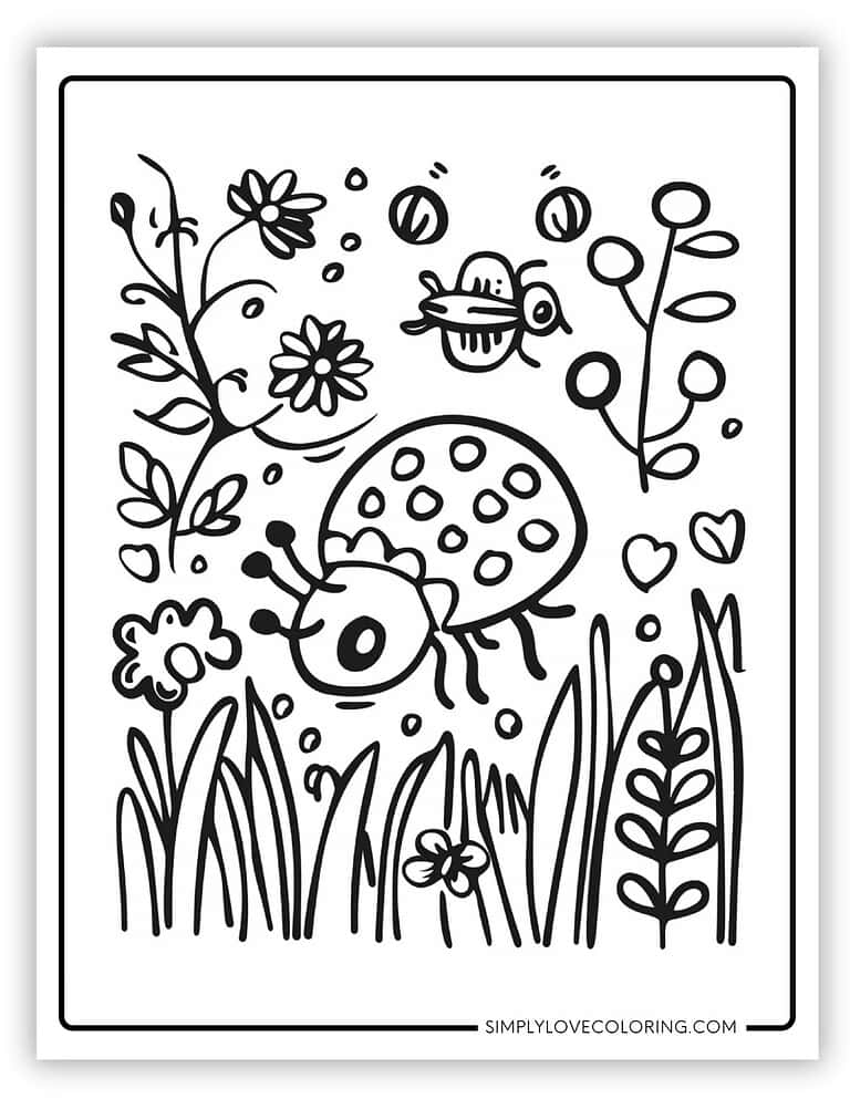 14 Spring Coloring Pages for Adults (Free PDF Printables) - Simply Love