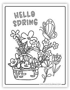 15 Spring Quotes Coloring Pages (Free PDF Printables) - Simply Love ...