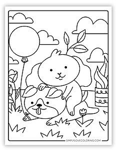 42 Cute Coloring Pages (Free PDF Printables) - Simply Love Coloring