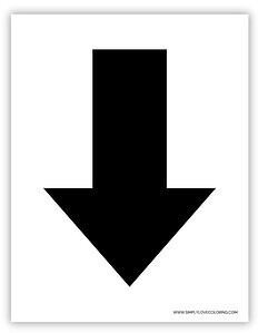 Arrow Signs (Free PDF Printables) - Simply Love Coloring