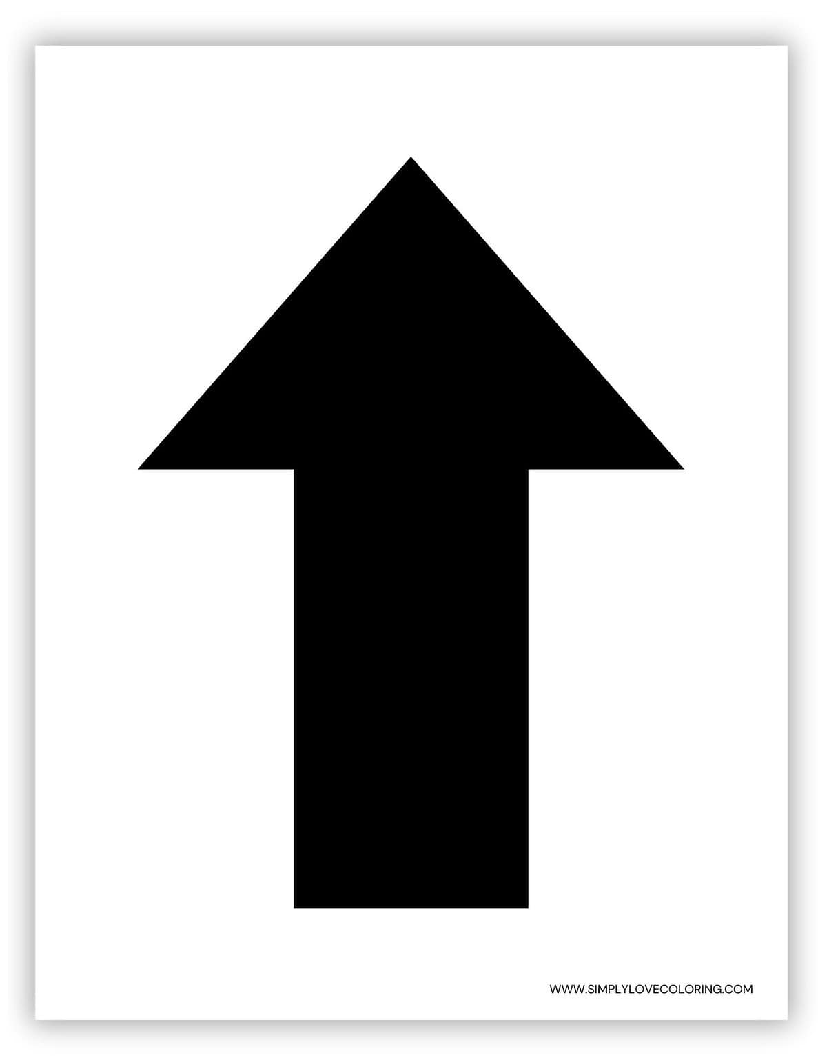 Arrow Signs (Free PDF Printables) - Simply Love Coloring