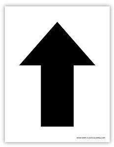 Arrow Signs (Free PDF Printables) - Simply Love Coloring