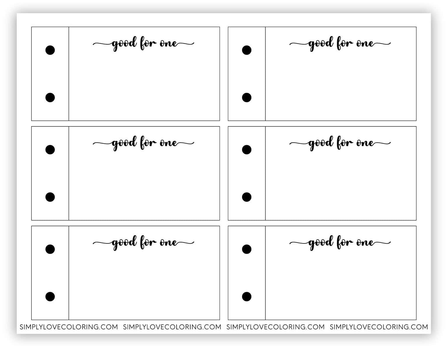 Mother's Day Coupons (Free PDF Printables) Simply Love Coloring