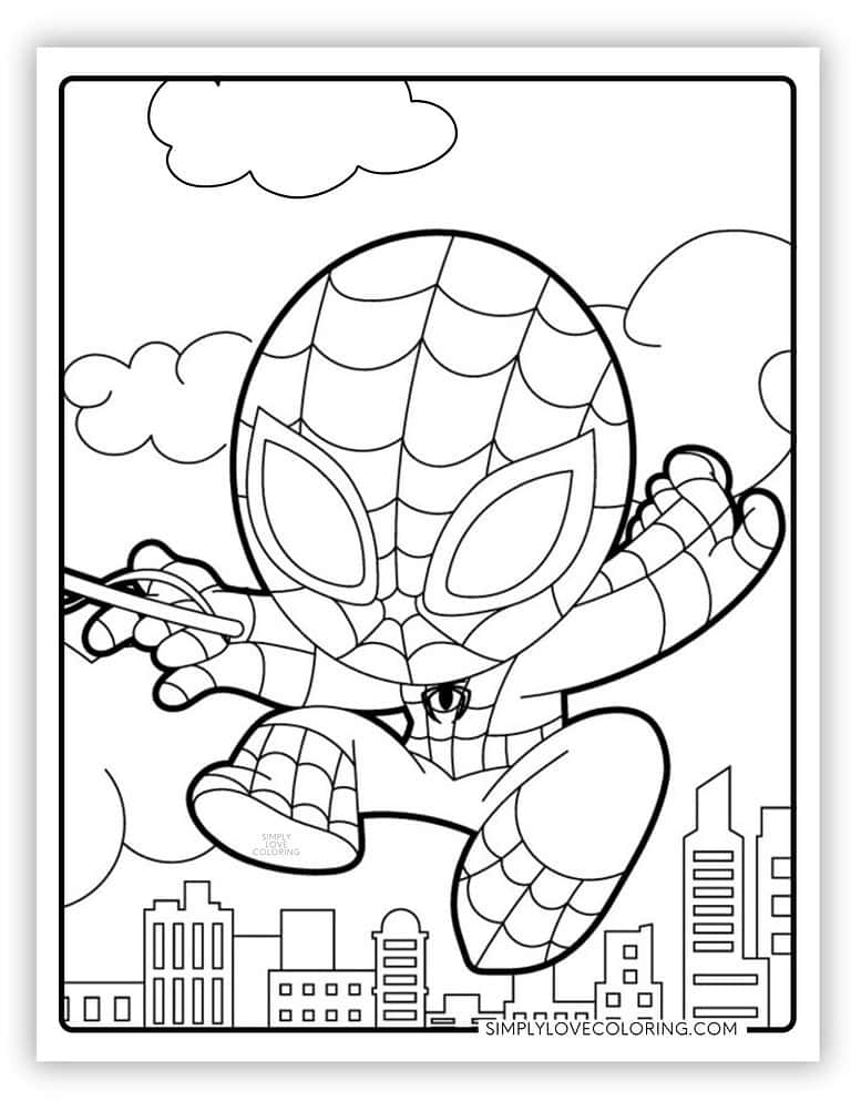 Spidey and His Amazing Friends Coloring Pages