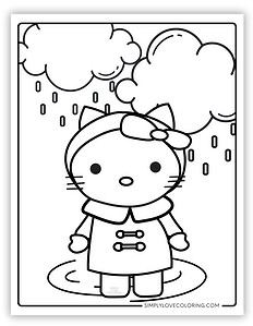 Hello Kitty Coloring Pages (Free PDF Printables) - Simply Love Coloring