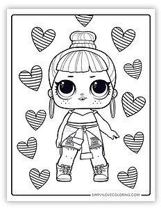 32 Fun LOL Surprise Coloring Pages (Free PDF Printables) - Simply Love ...