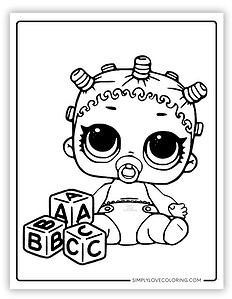 32 Fun LOL Surprise Coloring Pages (Free PDF Printables) - Simply Love ...