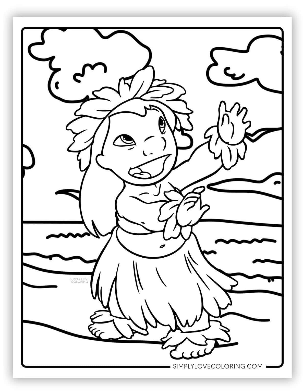 Lilo & Stitch Coloring Pages (Free PDF Printables) - Simply Love Coloring