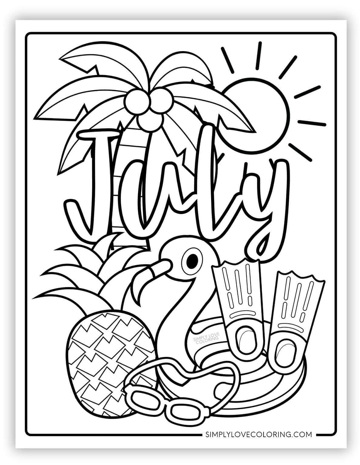 July Coloring Pages (Free PDF Printables) - Simply Love Coloring