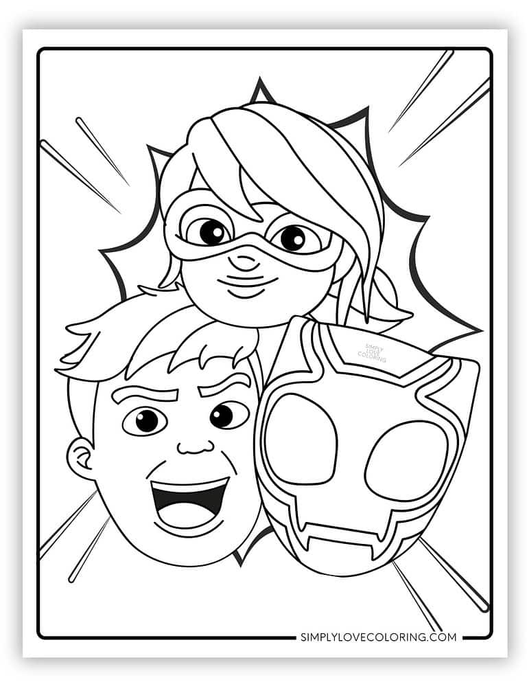 Spidey and His Amazing Friends Coloring Pages (Free PDF Printables ...