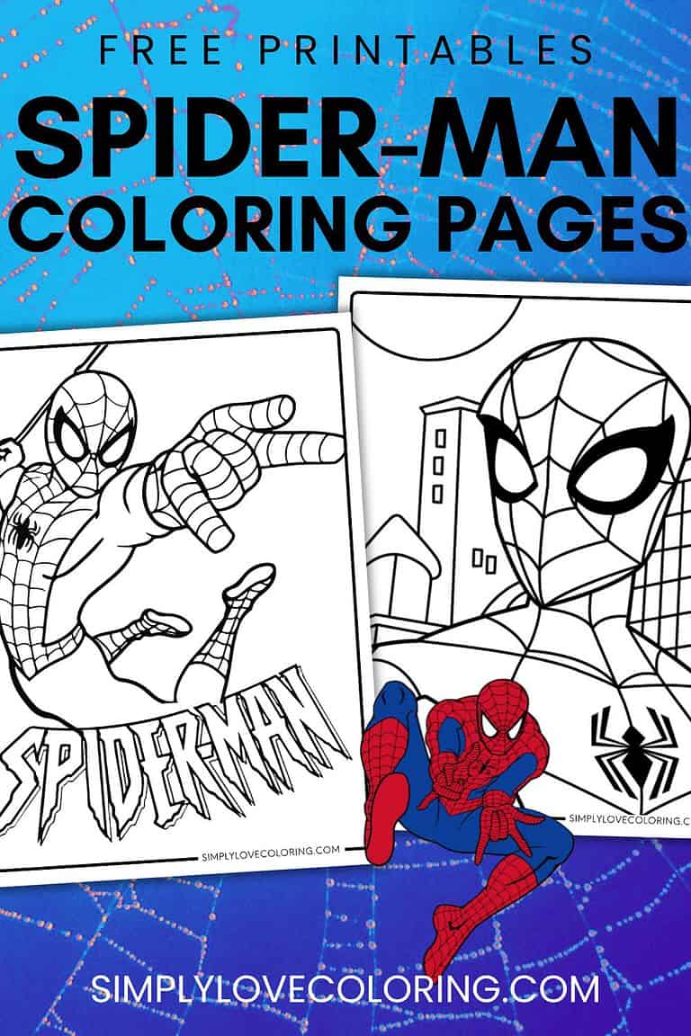 27 Spiderman Coloring Pages (Free PDF Printables) - Simply Love Coloring