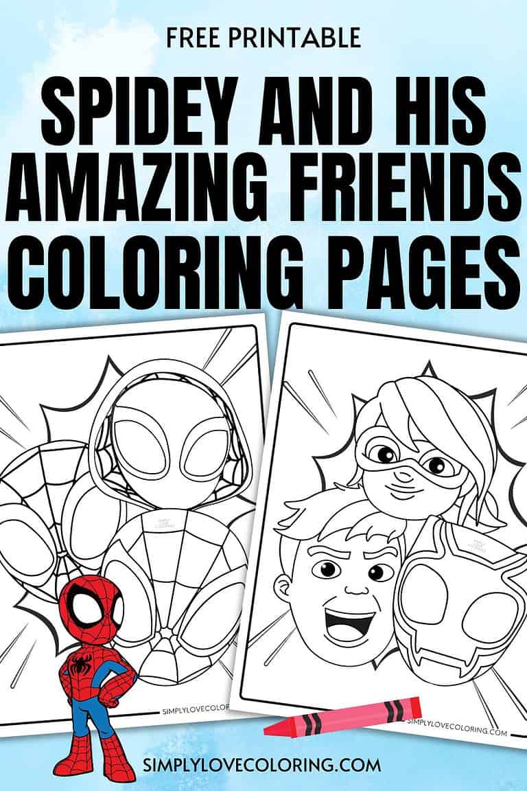 Spidey and His Amazing Friends - P Spidey And His Amazing Friends Coloring Pages 2 1 768x1152 