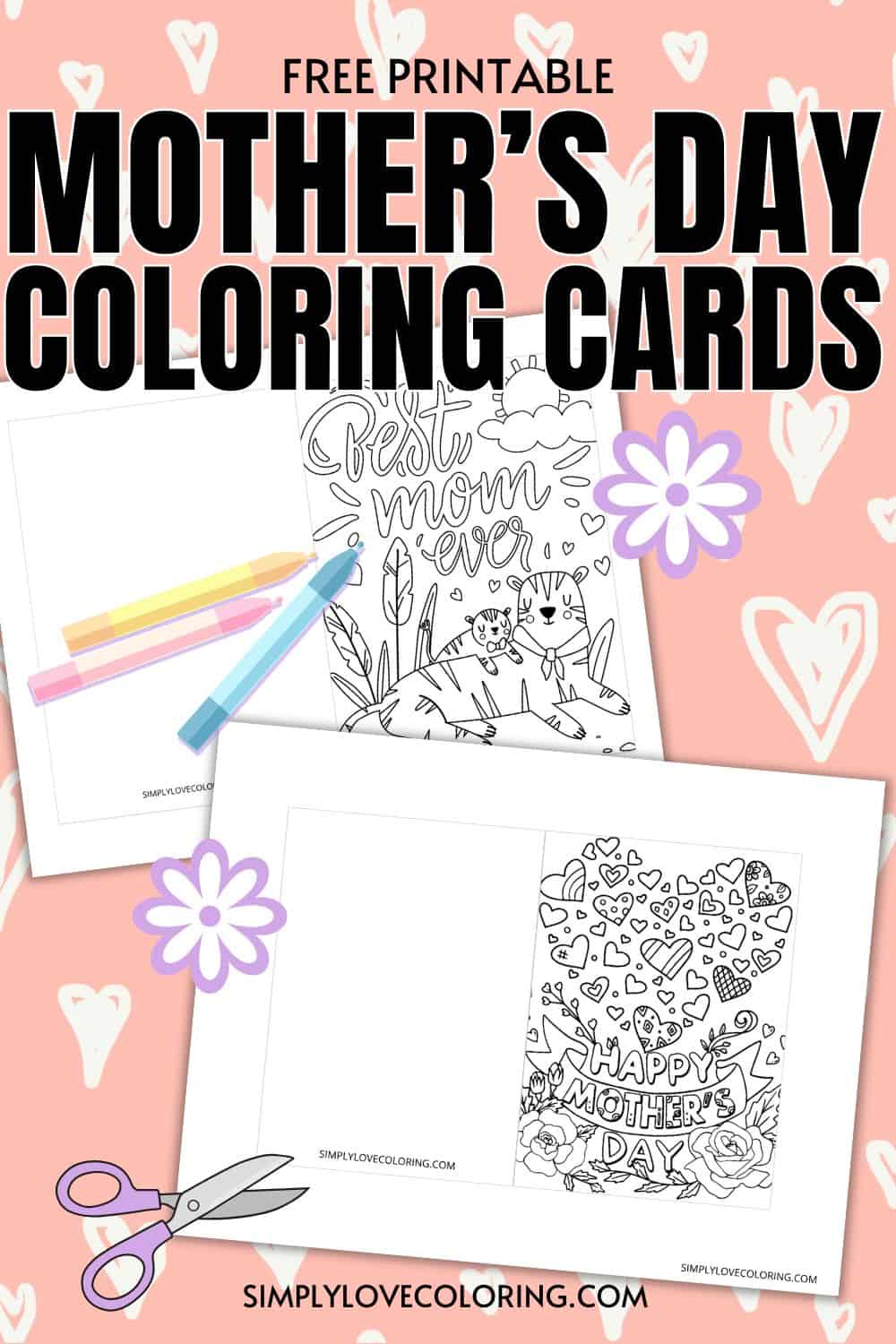Mother s Day Cards To Color Free PDF Printables Simply Love Coloring Mother s Day Cards To Color Free PDF Printables Simply Love Coloring