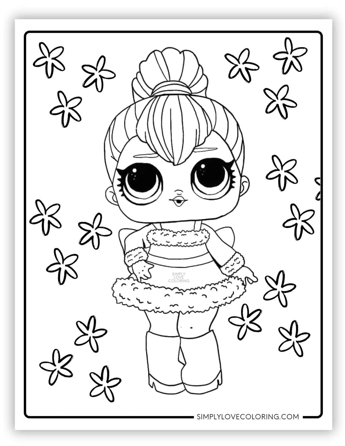 32 Fun LOL Surprise Coloring Pages (Free PDF Printables) - Simply Love ...