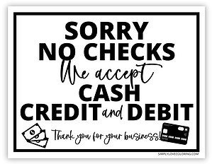 We Accept Credit Cards Printable Sign (Free PDF Download) - Simply Love ...