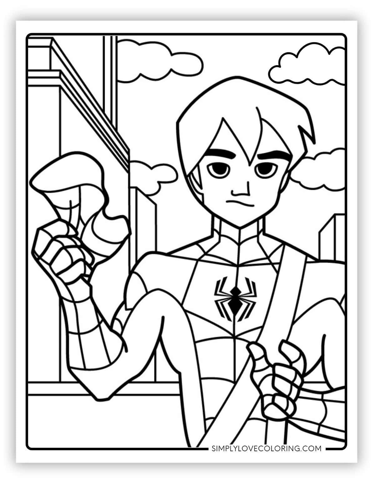 27 Spiderman Coloring Pages (Free PDF Printables) - Simply Love Coloring