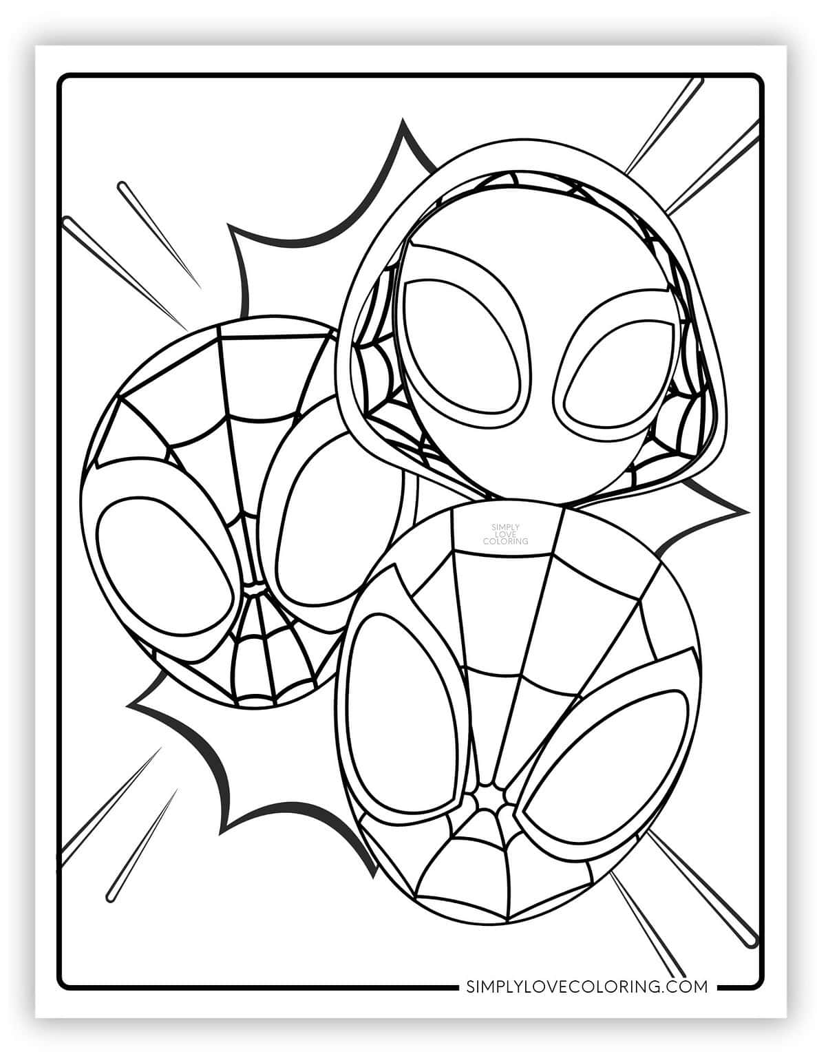 Spidey and His Amazing Friends Coloring Pages (Free PDF Printables