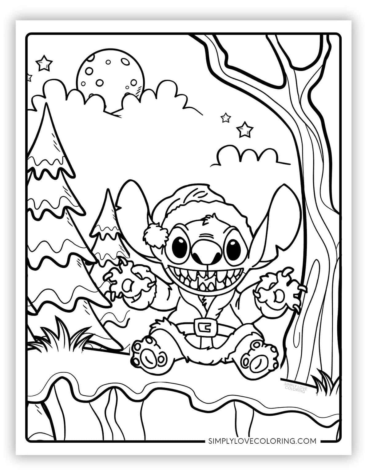Lilo & Stitch Coloring Pages (Free PDF Printables) - Simply Love Coloring